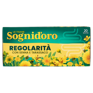 Sognid'oro le Tisane Regolarit&agrave; con Senna e Tarassaco bustine 20 x 2 g