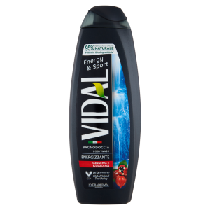 Vidal Energy & Sport Bagnodoccia Energizzante Ginseng e Guaran&agrave; 500 ml