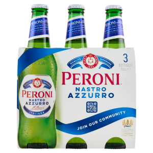 Peroni Nastro Azzurro Birra 3 x 33 cl