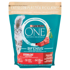 PURINA ONE Bifensis Sterilcat Manzo 800g