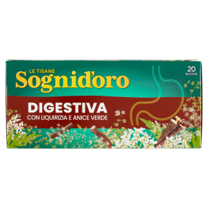 Sognid'oro le Tisane Digestiva con Liquirizia e Anice Verde bustine 20 x 2 g