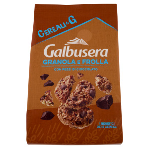 Galbusera Cereali G Granola e Frolla con Pezzi di Cioccolato 300 g