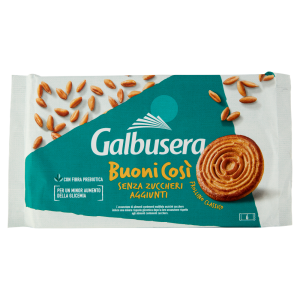 Galbusera BuoniCos&igrave; Senza Zuccheri Aggiunti Frollino Classico 6 x 55 g