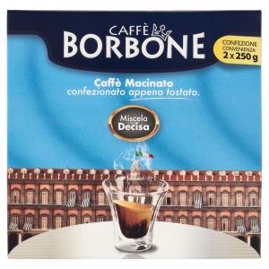 Caff&egrave; Borbone Miscela Decisa Caff&egrave; Macinato 2 x 250 g