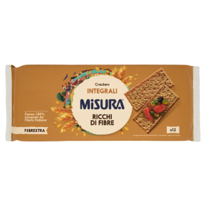 Misura Fibrextra Crackers Integrali 385 g