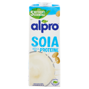 ALPRO Soia Classico, Bevanda alla Soia 100% vegetale con vitamine B2, B12 e D, 1 Litro