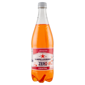 BIBITE SANPELLEGRINO, Bevande Gassate, Cocktail Zero, Pet 75cl