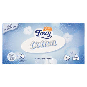 Foxy Cotton Veline 3 veli con fibre di cotone 90 pezzi
