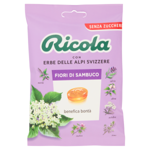 Ricola Fiori di Sambuco Senza Zucchero 70 g