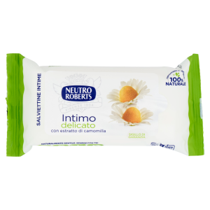 Neutro Roberts Intimo delicato con estratto di camomilla Salviettine Intime 12 pz