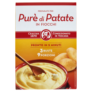 Crastan Preparato per Pur&egrave; di Patate in Fiocchi 3 x 75 g