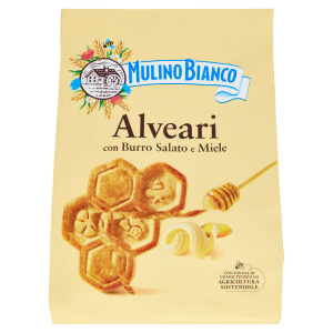 Mulino Bianco Alveari Biscotti con Burro Salato e Miele 600g