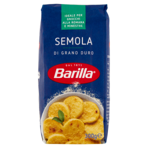 Barilla Semola Grano Duro Semolino Ideale per Gnocchi alla Romana e Minestre 300g