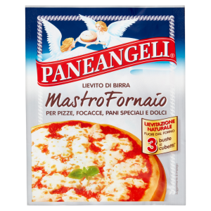 PANEANGELI Lievito di Birra Mastro Fornaio per Pizze, Focacce, Pani Speciali e Dolci 3 x 7 g