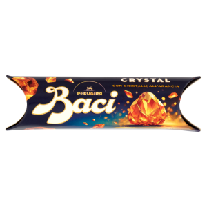 BACI PERUGINA Crystal Cioccolatini Fondenti all'Arancia ripieni al Gianduia Tubo 37,5g