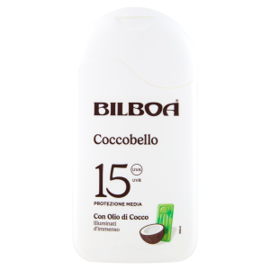 Bilboa Coccobello 15 Protezione Media con Olio di Cocco 200 ml