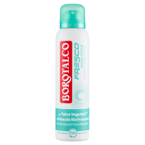 Borotalco Fresco Non-Stop Profumo di Cristalli Marini Deo Spray 150 ml