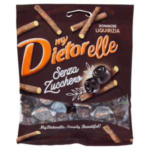 Dietorelle Zero Zucchero Caramella Gommosa Liquirizia 70 g