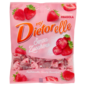 Dietorelle Zero Zucchero Caramella Gommosa Fragola 70 g
