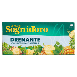 Sognid'oro le Tisane Drenante con Betulla e Ananas bustine 20 x 1,8 g