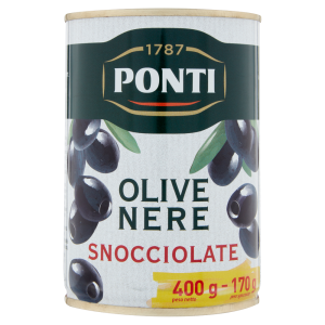 Ponti Olive Nere Snocciolate 400 g