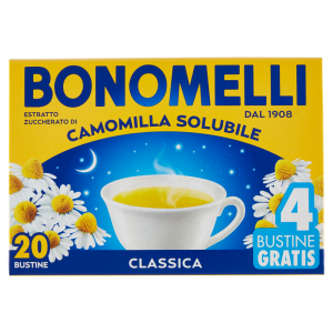 Bonomelli Estratto Zuccherato di Camomilla Solubile Classica 20 x 5 g